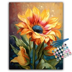 Offito Paint by Numbers Kit for Adults Beginners, Frameless, BLOP1P201