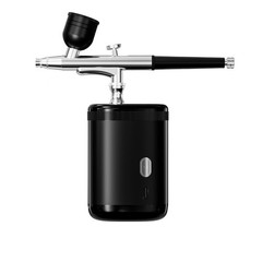 Airbrush kit: Handheld Spray Paint Gun with 0.3/0.5mm Nozzle, Rechargeable Co…