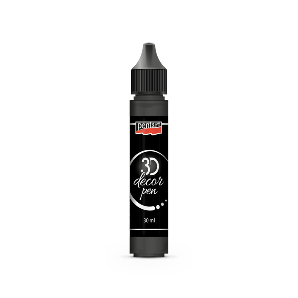 Black | 3D Decor Pen 30 ml | Contour Liner | Pentart | Crafts & Mixed Media