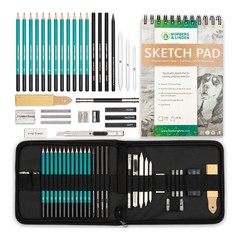 Norberg & Linden XL Drawing Set – Sketching, Graphite and Large, Blue