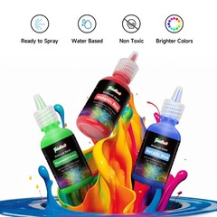 Airbrush Paint 24 Colors, Water Based Airbrushing Paint, Acrylic Paints for A…