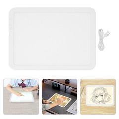 Portable Wireless LED Bright Light Pad 3 Light Colors Light Board For Painting