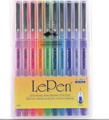 Le Pen Drawing Pen Set Uchida of America 4300-10C 10-Piece 0.3 Point Size
