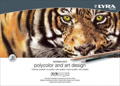 Lyra Polycolor And Art Design Rembrandt Wooden Box 24+ 6
