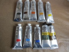 10 x Winsor & Newton UNUSED Professional Acrylic & Galeria 60ml Paint Tubes