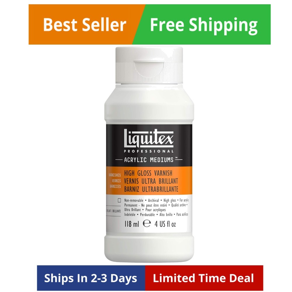 Professional High Gloss Varnish, 118ml 4-oz