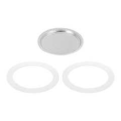 Aluminium Filter Replacement,56x49x4mm for 3-Cup Use Mocha Coffee Maker Pot