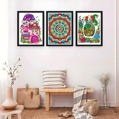 Aannanl Adult Coloring Book Set of 3 Books for Adults Colourful