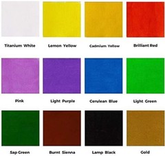 Signature Fabric Paint, 12pc x 0.7oz 20ml, Suitable for DIY Fashion and Homew…