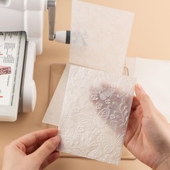 150 PCS Vellum Paper Sheets 4.25×5.5″ 100gsm Translucent Tracing Invitation