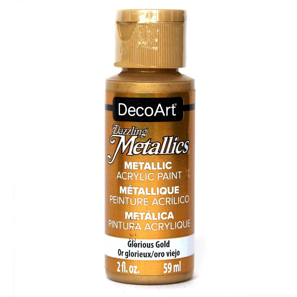 Dazzling Metallics Acrylic Paint 2oz Glorious Gold DM-DA071 Craft Art Supply