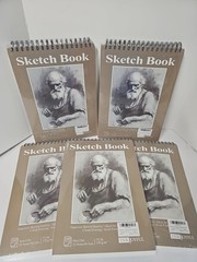 Inkjoyful Premium Sketchbook Yellow 9”x12” 100 Sheets 5 packs