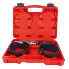 Engine Piston Ring Compressor Kit with Pliers – 6 Adjustable Sleeves (2-7/8″