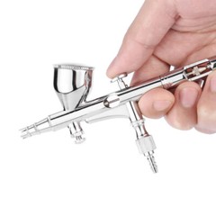 15-50PSI Pro Feed Airbrush Set For Art Painting 0.2mm 9cc J7B9