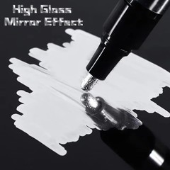 1-5pcs Chrome Pen Marker Waterproof Paint Repair Gold Silver 2mm Nib – NEW