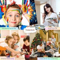 Framed Paint by Numbers Kit for Adults Beginners & Kids Ages 8-12, Sun and Mo…