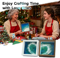 Crafts for Adults Women Teen Girls Ocean Beach UV Resin Kit for Beginners Arts a