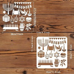 1pc Large Plastic Reusable Drawing Painting Stencils Templates for Painting