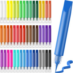 48 Pcs Suncatcher Paint Pens Stained Glass Paint Pigment Window Art Pens Suncatc