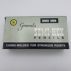 Lot of 72 Vintage General SEMI-HEX 498 Firm 2 2/4 Drawing #2 Pencils USA Unsharp