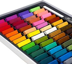 MUNGYO Soft Pastel Set – 64 Vibrant Colors 64 Count (Pack of 1), Multicolor