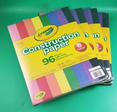Crayola Construction Paper Pack (96 Count, 8 Color) 4 Packs, 384 Sheets 9×12