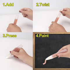 Empty Paint Pens Refillable Markers 4 Pcs/Pack 8Mm,10Mm,15Mm Large Touch-Up