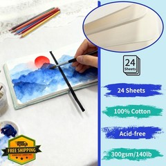 Mlife Watercolor Sketchbook 4.7×4.7 Red Feather