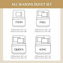 100% Duvet Cover Set, 3 Pieces Belgian Flax Breathable Bedding, 1 Queen Linen