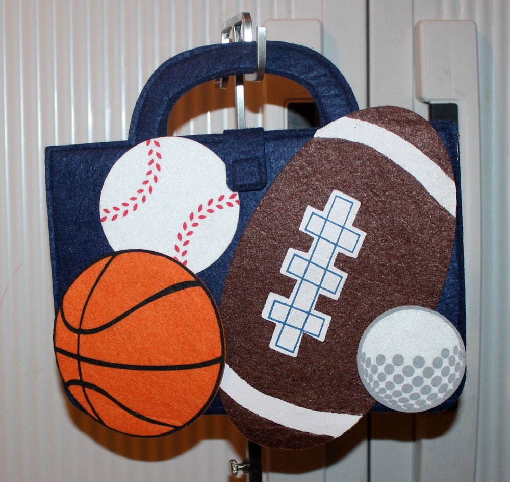 Mud Pie, Sports Art Portfolio and Crayon Organizer Storage Bag