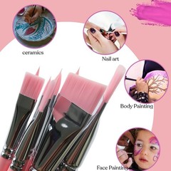 10pcs Face Paint Brush Set Professional Body Makeup Acrylic Halloween Kit