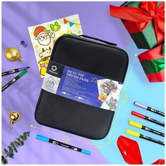 168 Dual Tip Markers for Coloring Books