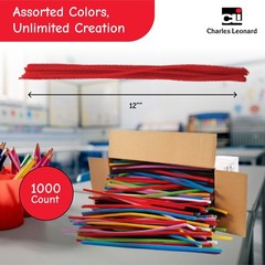 Pipe Cleaners Bulk, 1000 Count, Pipe Cleaners for Crafting, Craft Supplies for C