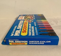Sanford Mr. Sketch Scented Water Color Markers Set of 12 Nontoxic 1991 Sealed