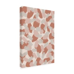 Trademark Fine Art Canvas Wall Art – Pastel Brush Strokes Wall Art For