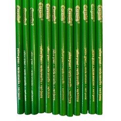 New Crayola Colored Pencils 12 Count Yellow Green