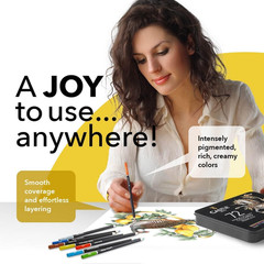 Colored Pencils Set | 72 Premium Soft Core Colored Leads for Adult Artists | Org