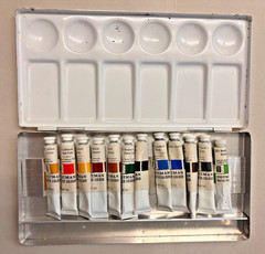 Winsor & Newton Cotman- 12-Piece Watercolor Paint Set – Paint is hard