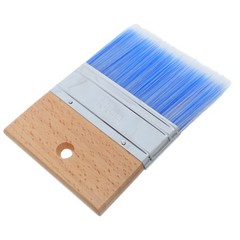Small Paint Brush Tools, Flat Bristle Paintbrushes with Wooden Handle for Edge