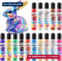 Alcohol Ink Set – 15 Colors Alcohol Inks for Resin, Highly Concentrated Alcohol