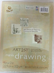 Art1st Manila Drawing Paper 9×12″ Sheets (50 Ct) New Sealed Pack, School & Craft