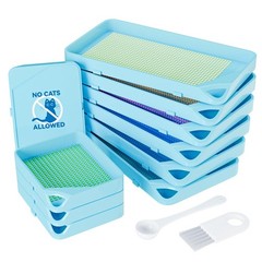 ARTDOT 10-Piece Interlocking Diamond Art Trays Kits 10 Piece Tray Set, Blue