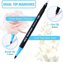 80 Colors Art Drawing Markers Set for Kids Adults Dual Tip Alcohol Markers Gifts