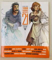 Learn From 100 Famous Artists 21 Draw 250 page Book Anime Drawing Technique Guid