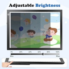 KIVOTAC Light Pad, Portable LED Light up Box Ultra-Thin A4 Rechargeable
