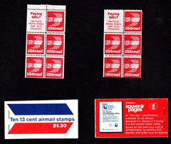 1973 Choice of Winged Envelope Booklet or Pane BKC23/C79a! MNH US Airmail Stamps