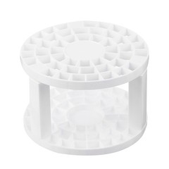 1pcs Paint Brush Holder, Paint Brush Storage Organizer 49 Holes White