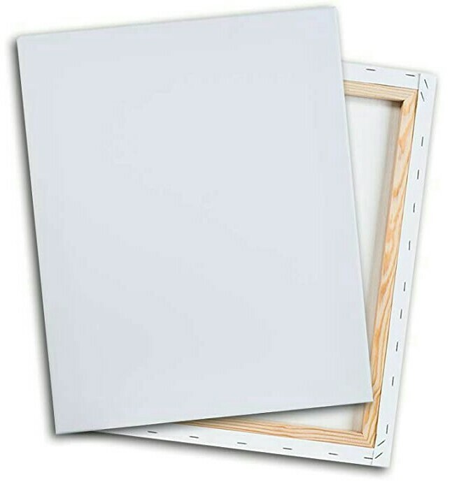 3pk 8″x10″ White Cotton Stretched Art Canvases Canvas 5/8″ Painting Acrylic Oil