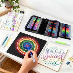 120 Color Gel Pens for Adult Coloring Books,1.0Mm Bullet Tip Acrylic Gel Pens,Gl