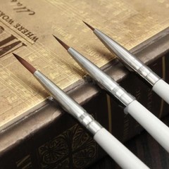 3Pcs Hair Brush Pen Fine Nail Art Stroke Watercolor Paint Oil Sketch Tool Set.